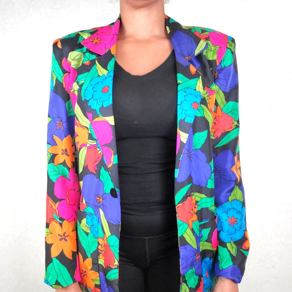 Vintage Floral Blazer